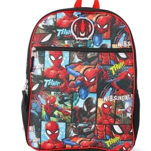 Spider-Man Kids Backpack - Red and Black W